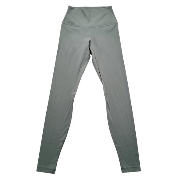 Lululemon Align Leggings Women's Size 4 Green Mid Rise 28" Inseam Ankle LW5CZ4S - Picture 2 of 7